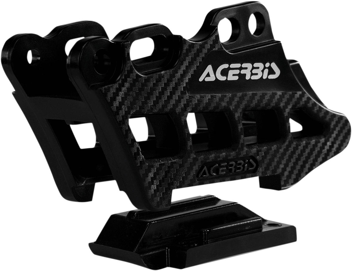 ACERBIS Honda complete chain guide block in black, designed for motorcycle body protection and chain management.