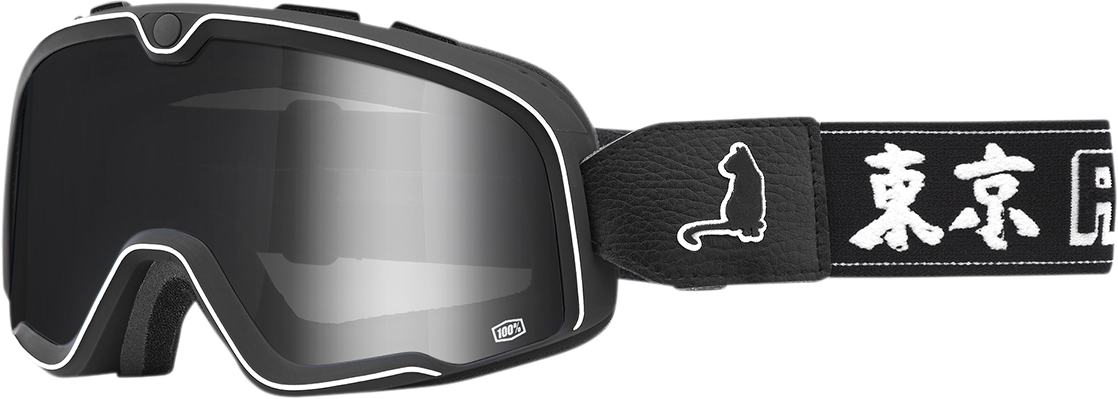 100% Barstow Goggles - Roar Japan - Flash Silver 50000-00005 - Howling Moto