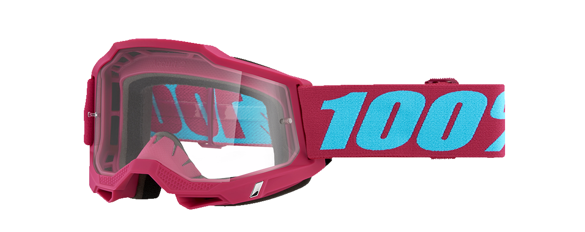 Bill's Exhausts Accuri 2 Goggles in clear lens, designed for eye protection and comfort during outdoor activities.
