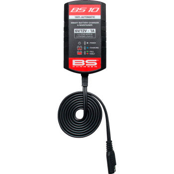 BS Battery BS10 SMART Battery Charger & Maintainer 6V/12V - 1A - Howling Moto