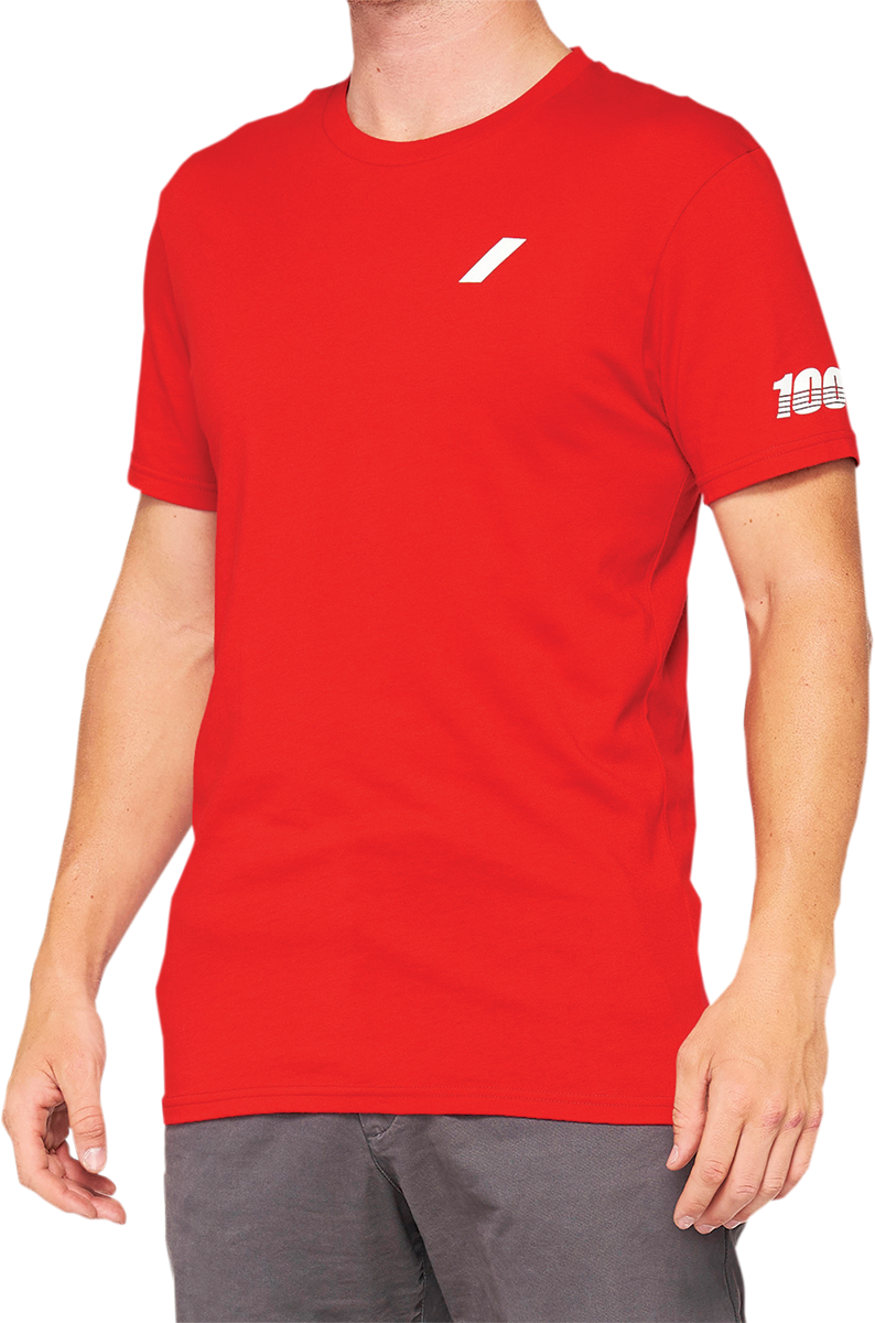 Red Bill's Exhausts 100% Tiller T-Shirt in small size, featuring a casual fit and bold graphic design.