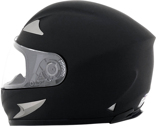 Bill's Exhausts AFX FX-Magnus helmet in flat black, 4XL size, showing the sleek motorcycle helmet with matte finish.
