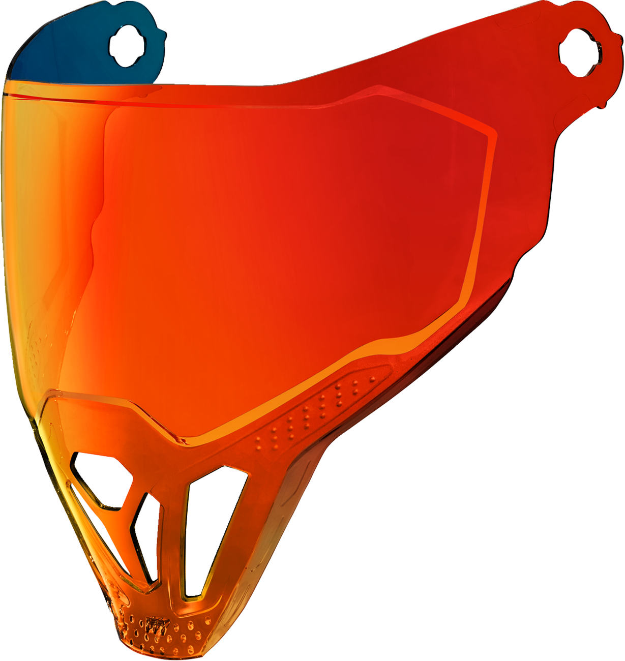 ICON Airflite™ ForceShield™ helmet part in sunset color, designed for motorcycle helmets from Bill's Exhausts.