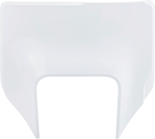 Acerbis headlight mask in white for motorcycle body, displayed on a plain background with product code 2791496811.