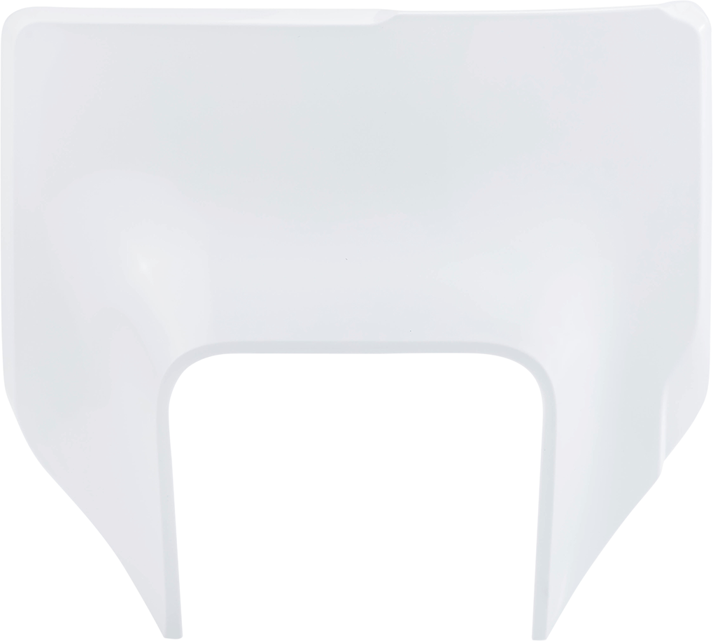 Acerbis headlight mask in white for motorcycle body, displayed on a plain background with product code 2791496811.