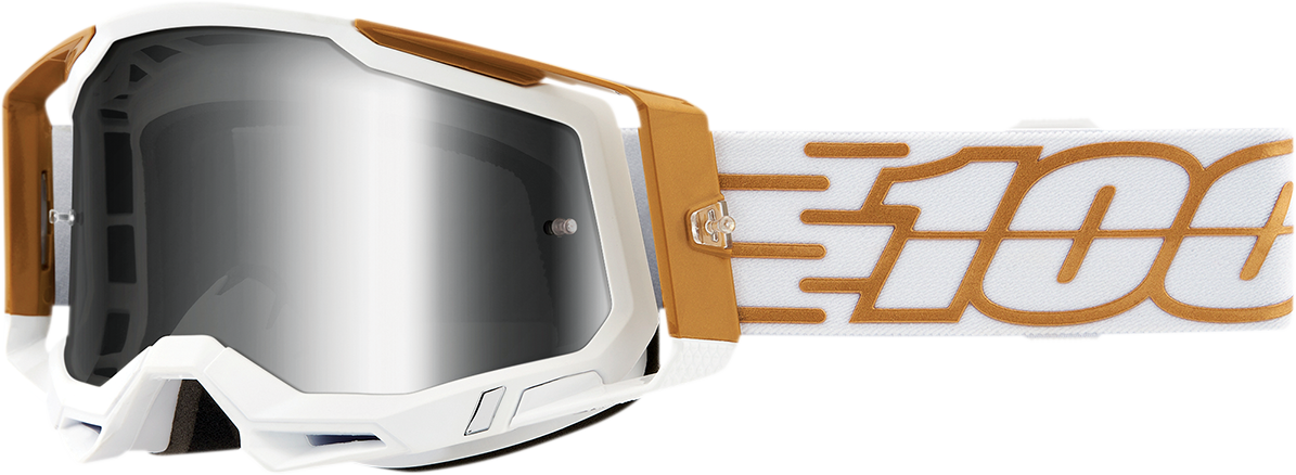 100% Racecraft 2 Goggles - Mayfair - Silver Mirror 50121-252-18 - Howling Moto