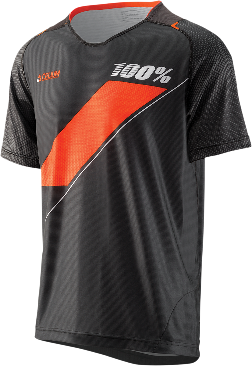 100% Celium Jersey - Short-Sleeve - Gray - Small 41202-007-10 - Howling Moto