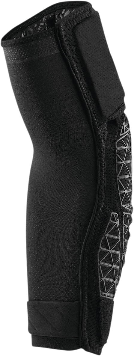 Black 100% Surpass Elbow Guards in small size by Bill's Exhausts, showing padded protective design for elbow safety.