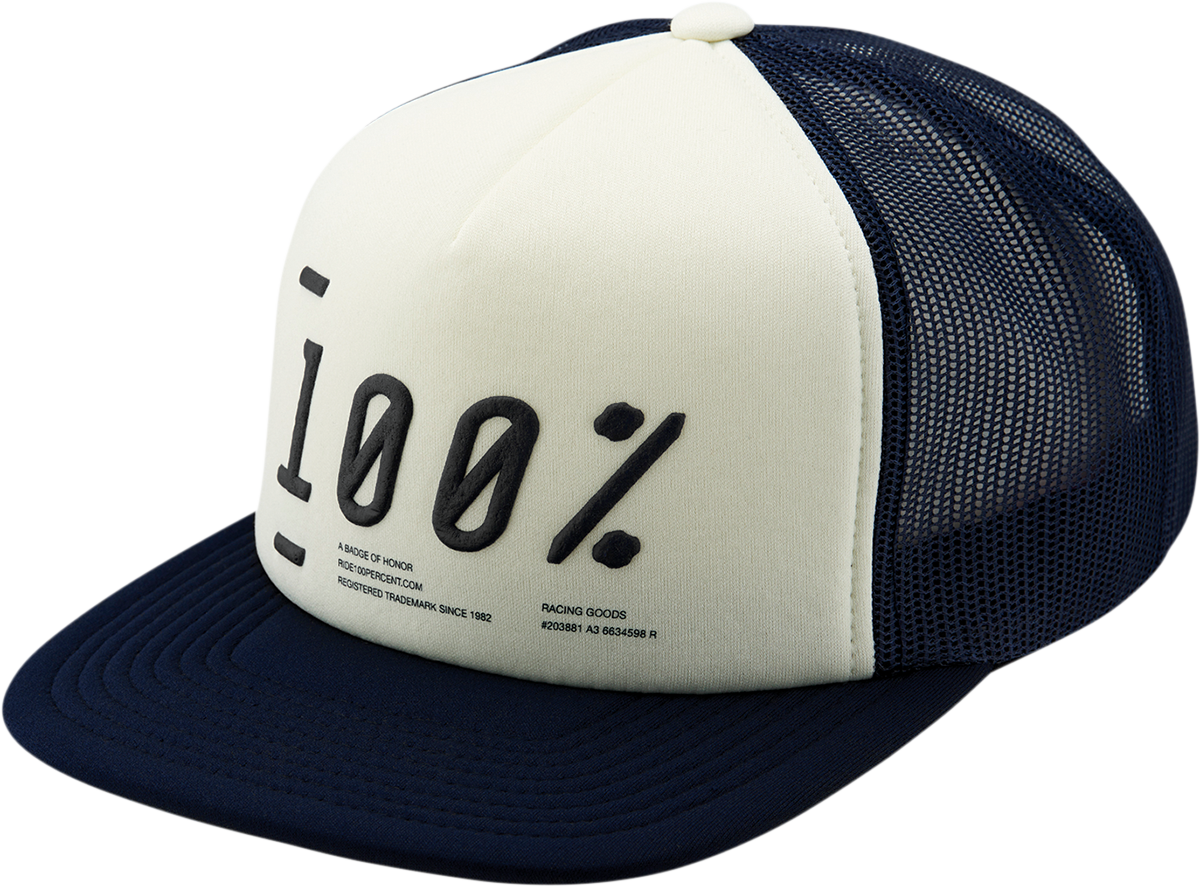 Bill's Exhausts 100% Transfer Navy hat, one size, with bold logo design, casual accessory for hats and headwear.