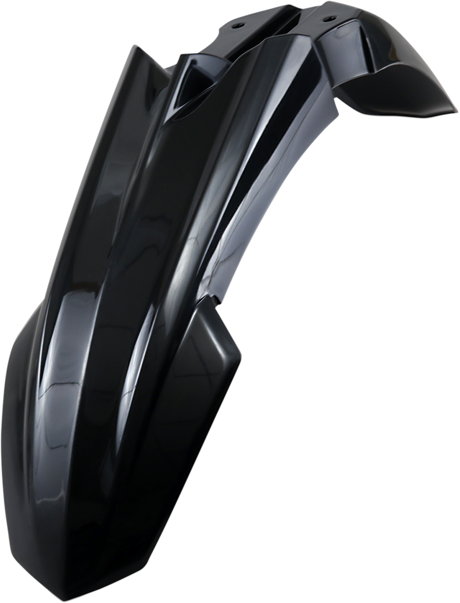 Acerbis Font Fender in black, motorcycle body part designed for durability and style, with the product code 2726670001.