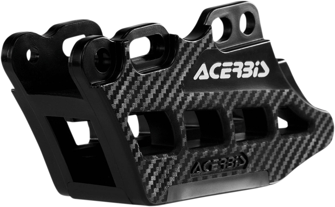 Acerbis complete chain guide block for Yamaha motorcycles in black, designed for chain protection and durability.