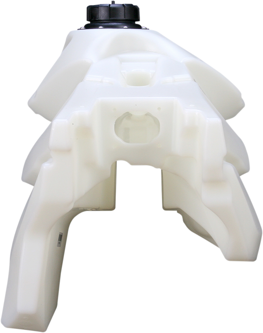 Acerbis natural gas tank for KTM motorcycles, 3.0 gallons, shown from a side view, with a sleek body design and mounting points.
