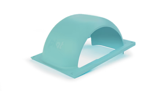 Onewheel Pint fender in mint color, designed to protect the wheel and rider from mud and debris.