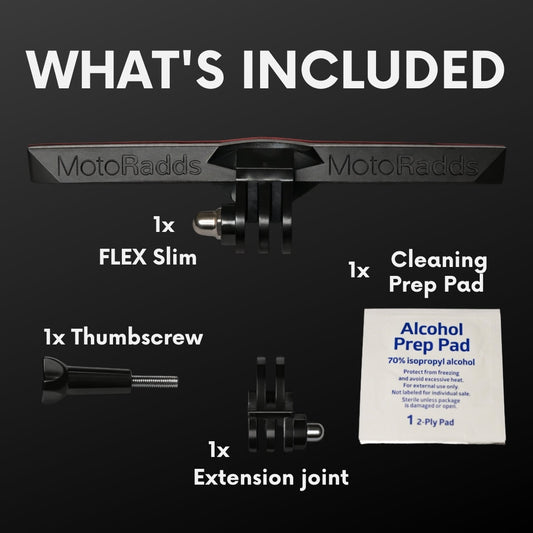 FLEX Slim Universal Flexible Motorcycle Helmet Chin Mount - Howling Moto