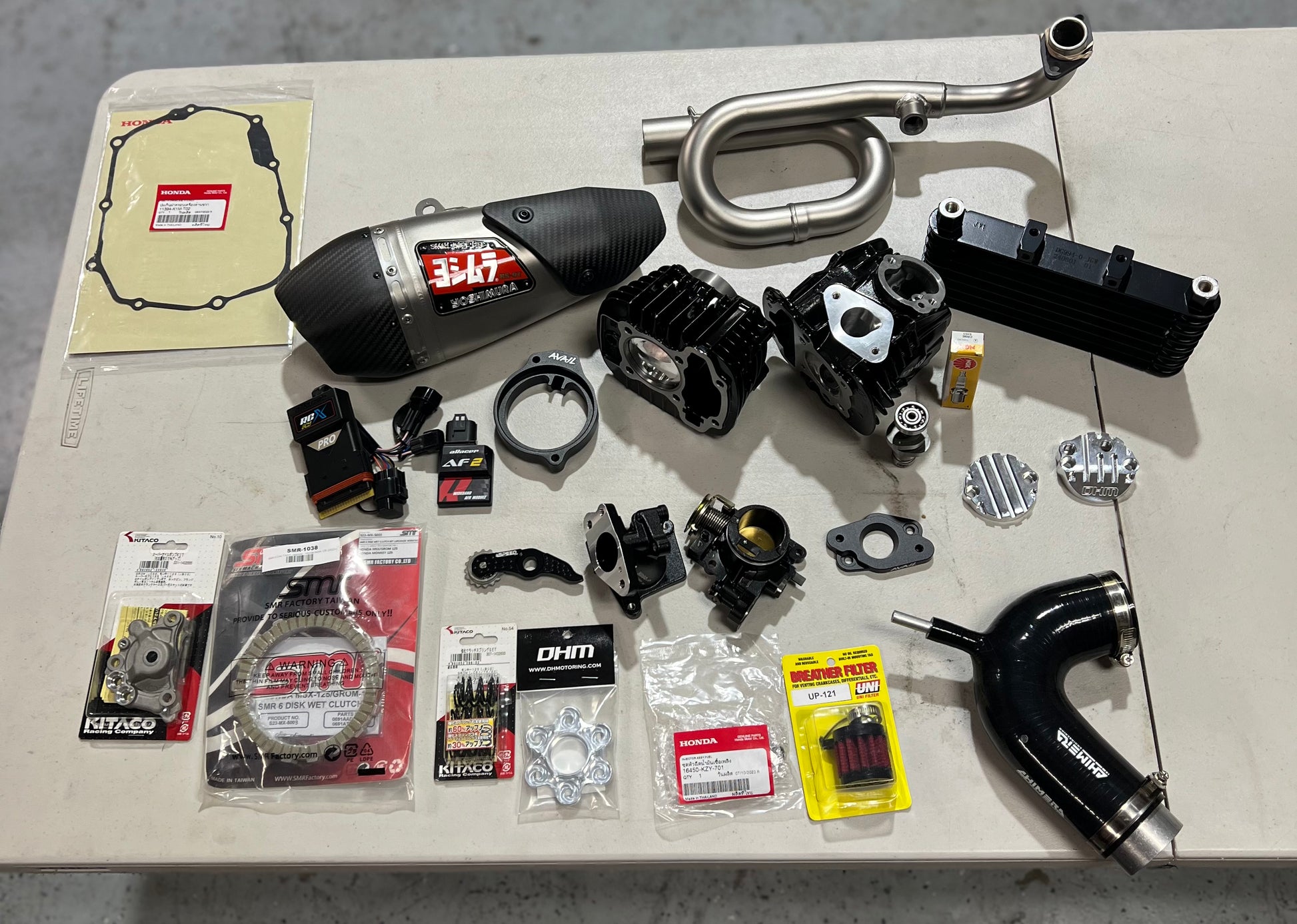 Stage 5 DHM Ported Head and 149 Big Bore Complete Package for 2022+ Honda Grom and Monkey - Howling Moto