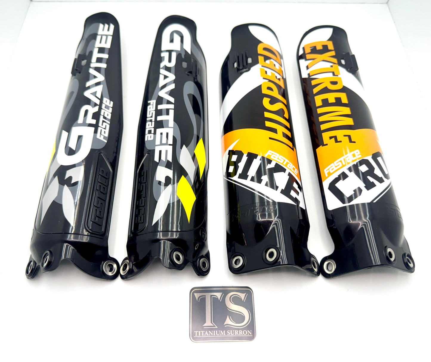 FastAce Fork Plastic Replacement Guards - Howling Moto
