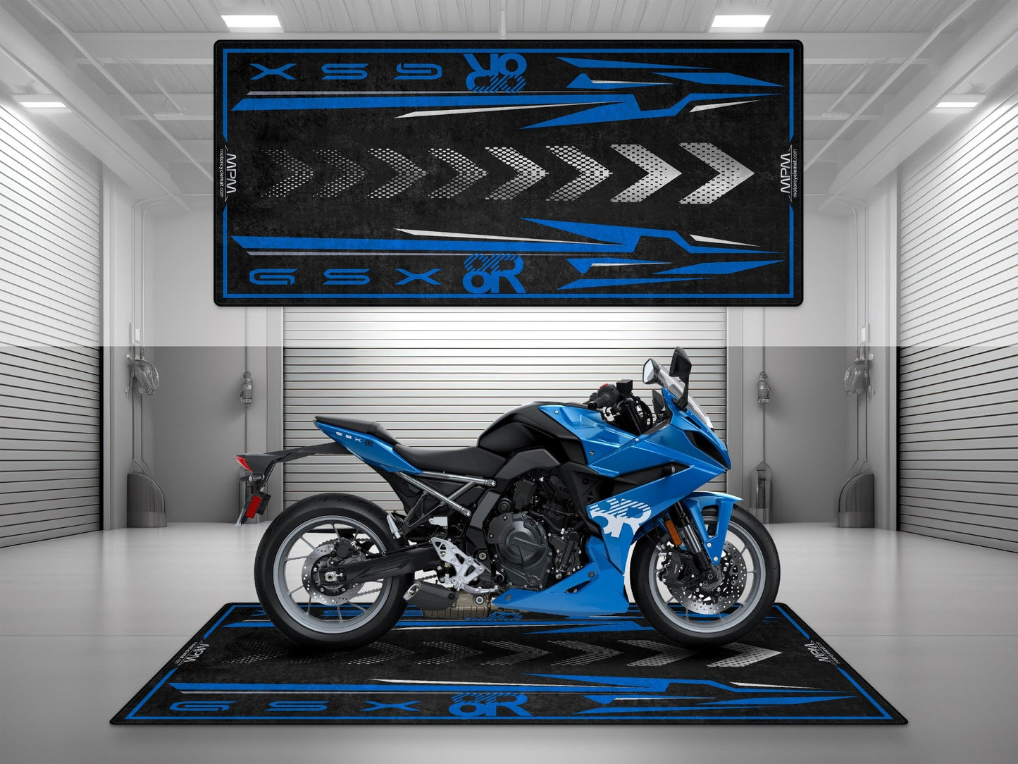 Motorcycle Mat for Suzuki GSX-8R Motorcycle - MM4139 - Howling Moto