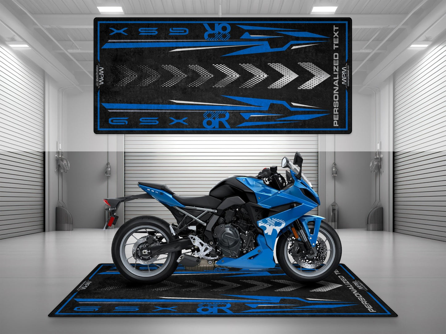 Motorcycle Mat for Suzuki GSX-8R Motorcycle - MM4139 - Howling Moto