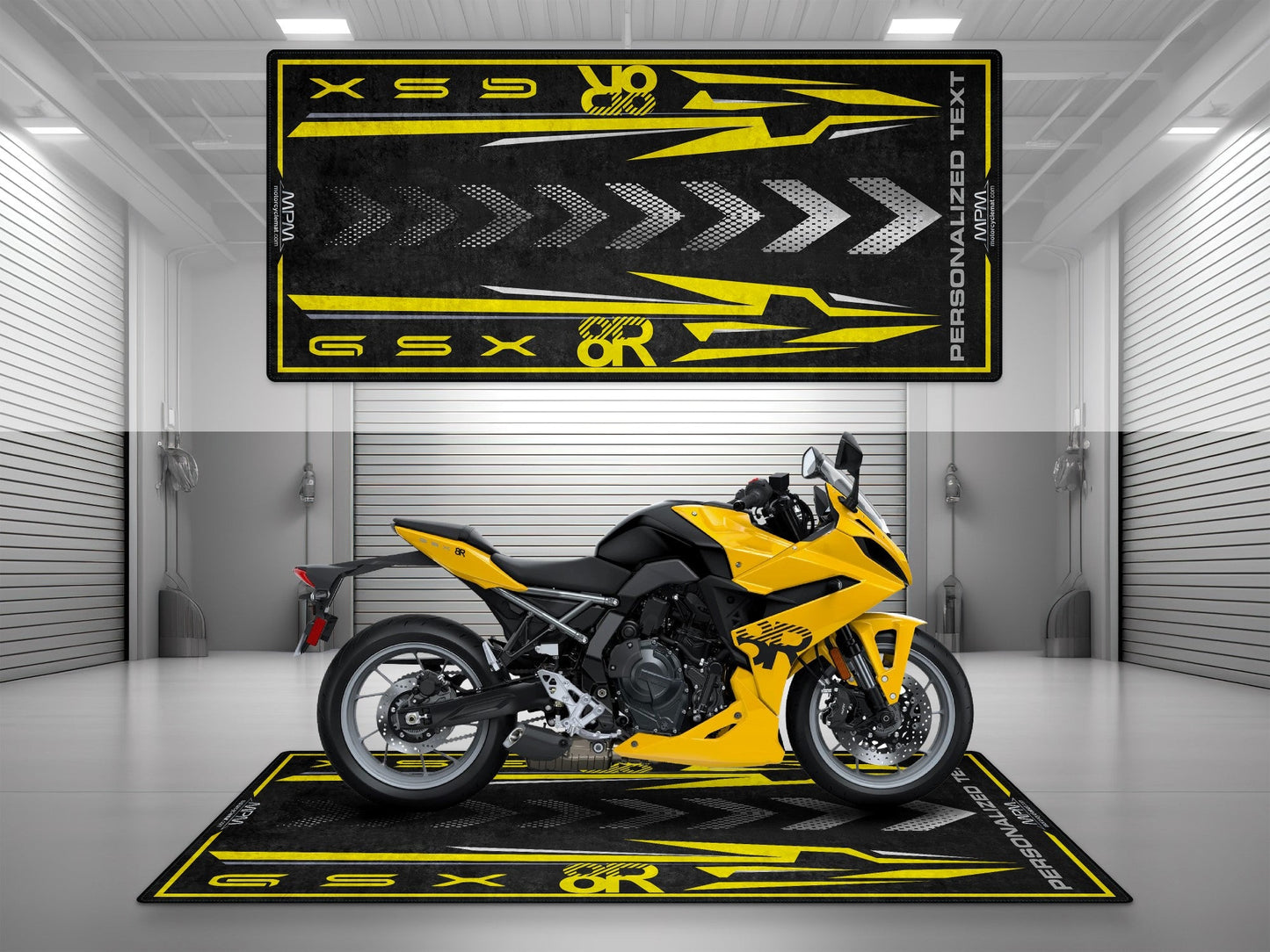 Motorcycle Mat for Suzuki GSX-8R Motorcycle - MM4139 - Howling Moto