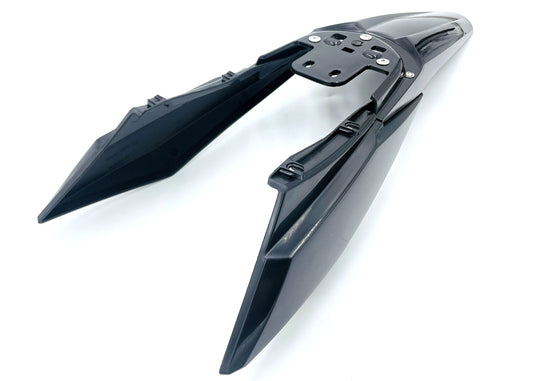 GritShift Extended Rear Fender V2 W/Side Shrouds - Howling Moto