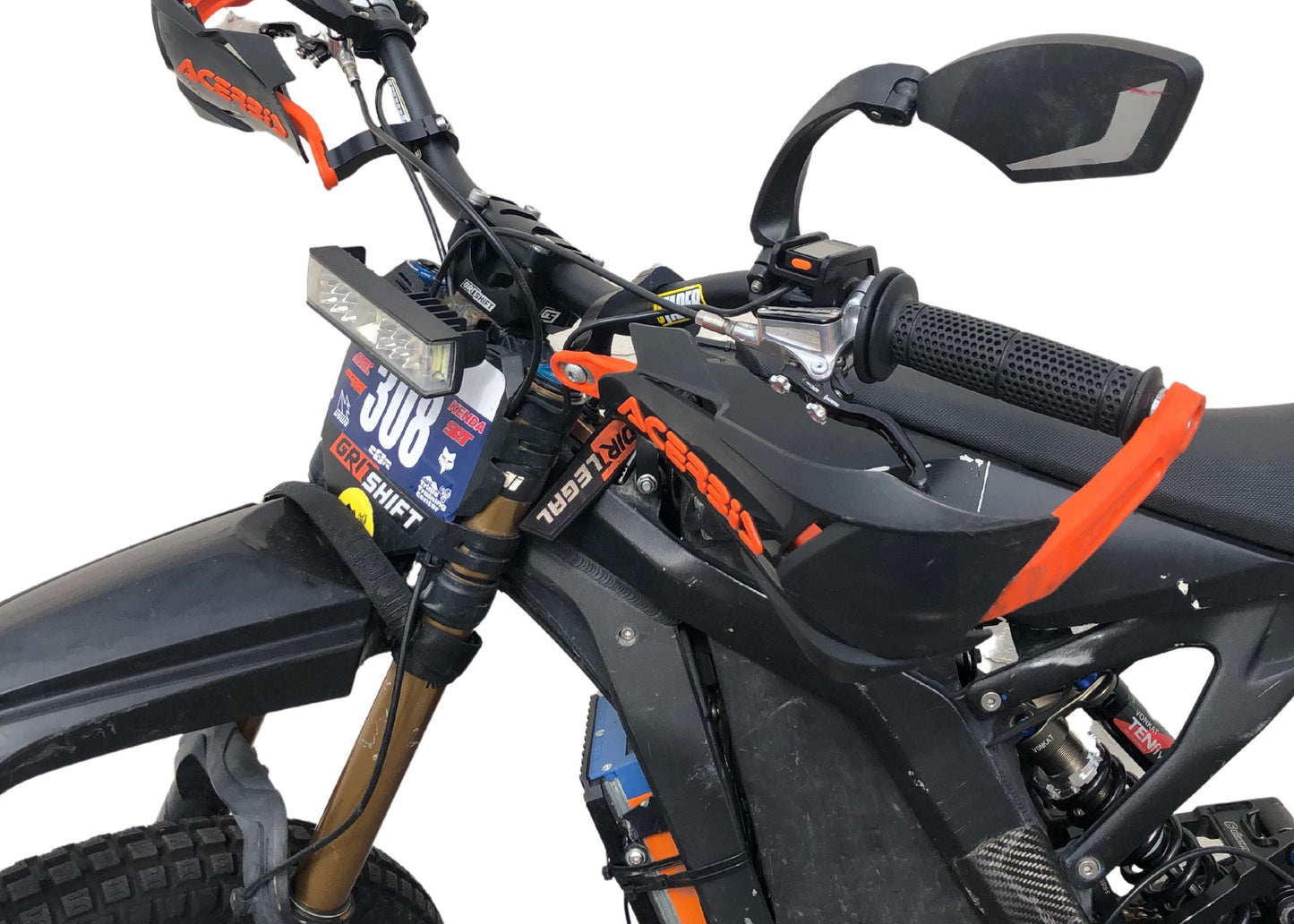 Heavy Hitter MX Direct Mount Riser Fat Bar 1 1/8" Clamp - Howling Moto