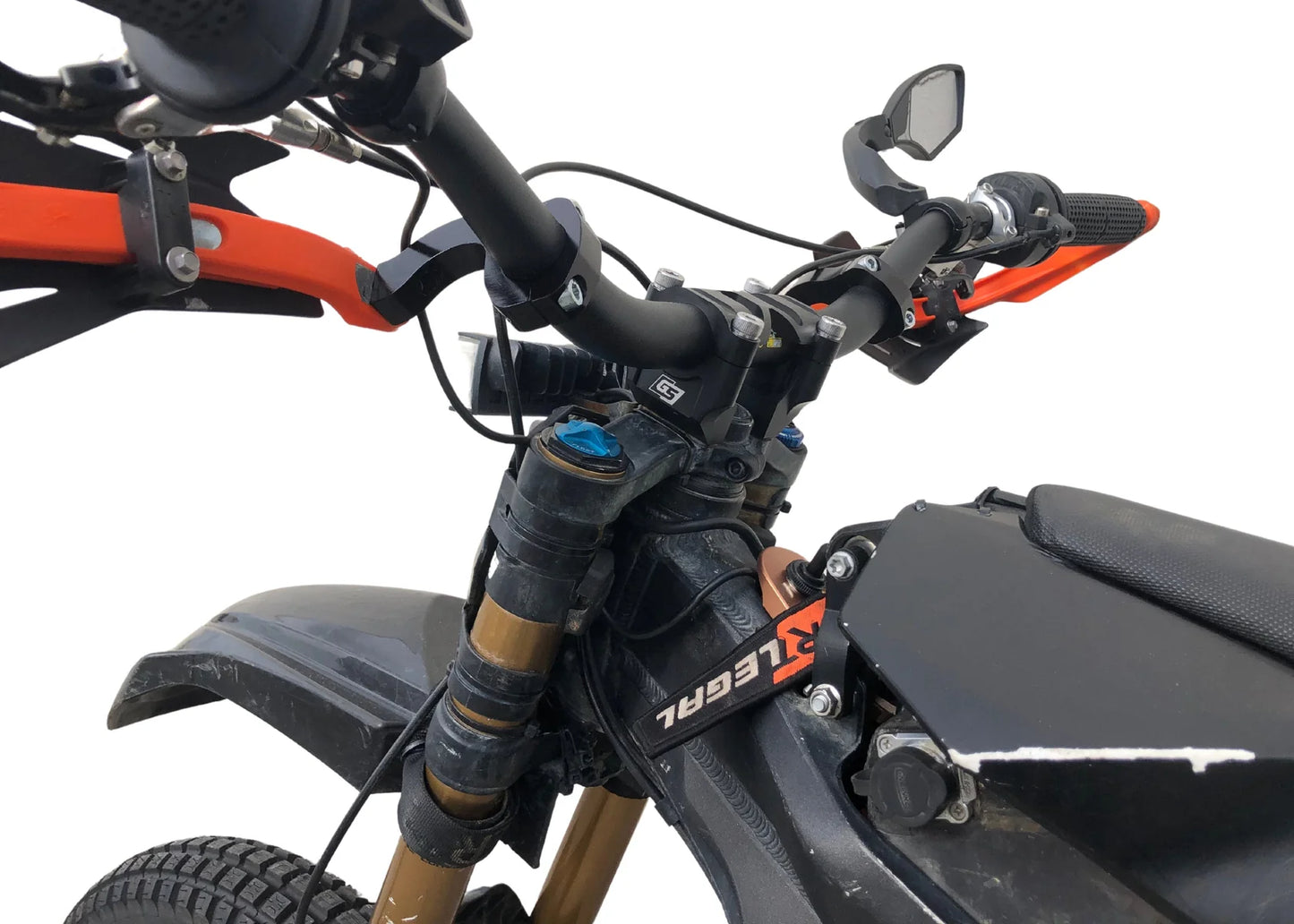 Heavy Hitter MX Direct Mount Riser Fat Bar 1 1/8" Clamp - Howling Moto