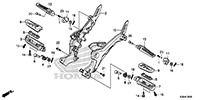 Honda Grom Rear Set 2017 - 2020 - Howling Moto