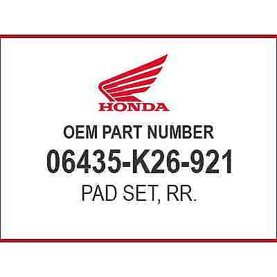 Honda Rear Brake Pads Grom 2014-2020 - Howling Moto