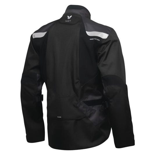 Thor Range Waterproof Motorcycle Jacket - Black/Heather Large - Howling Moto