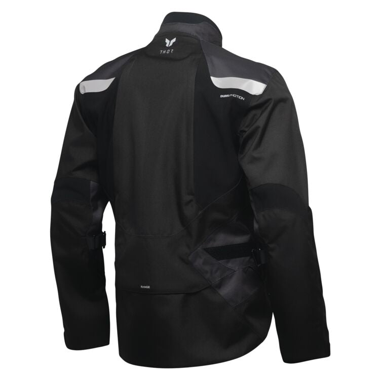 Thor Range Waterproof Motorcycle Jacket - Black/Heather Large - Howling Moto
