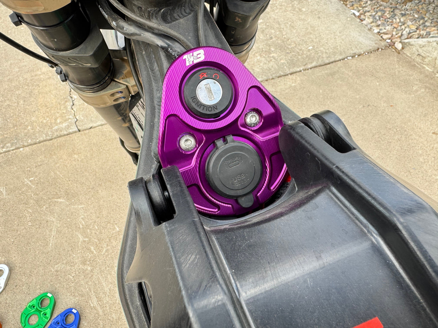 TB E-Ride Pro SS Key Ignition Cover - Howling Moto