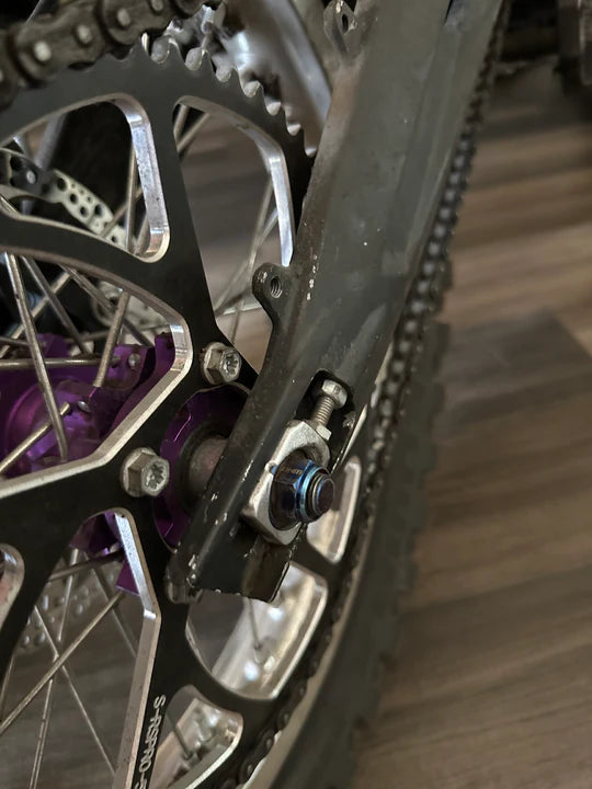 DHM Titanium Rear Axle Assembly for Sur Ron - Howling Moto