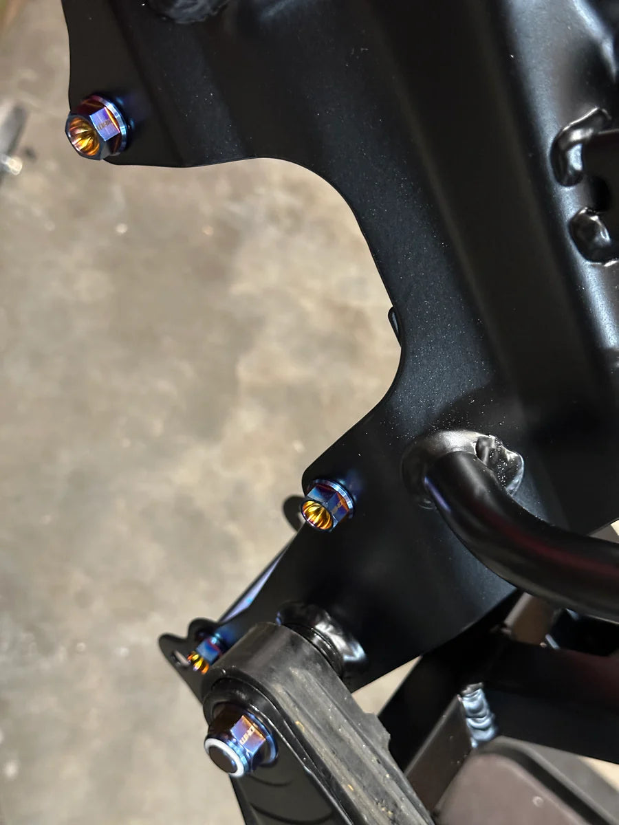 DHM CRF110 Titanium Engine Mount Hardware - Howling Moto