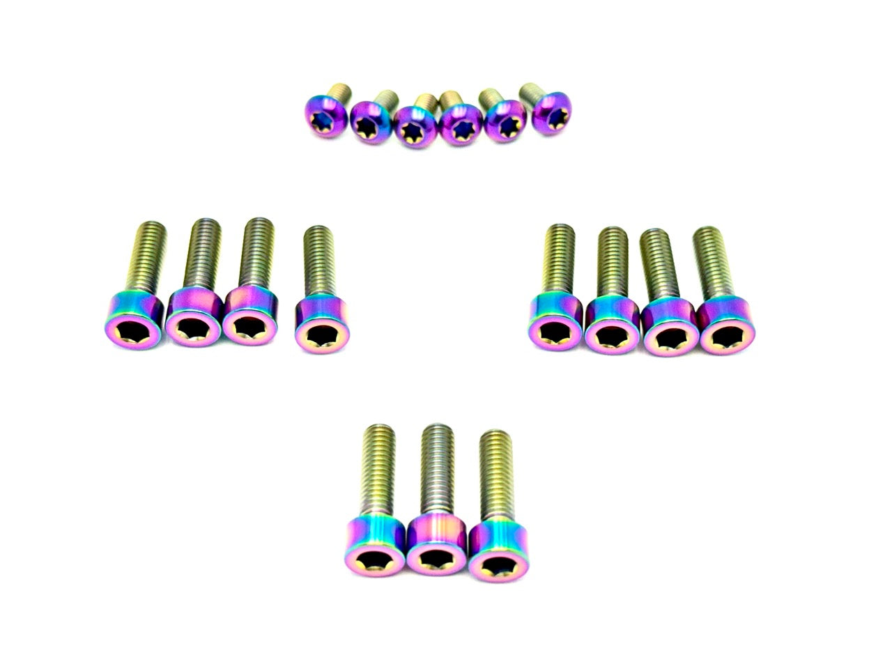 Titanium EXT Ferro Fork 11/17 Piece Bolt Kits - Howling Moto