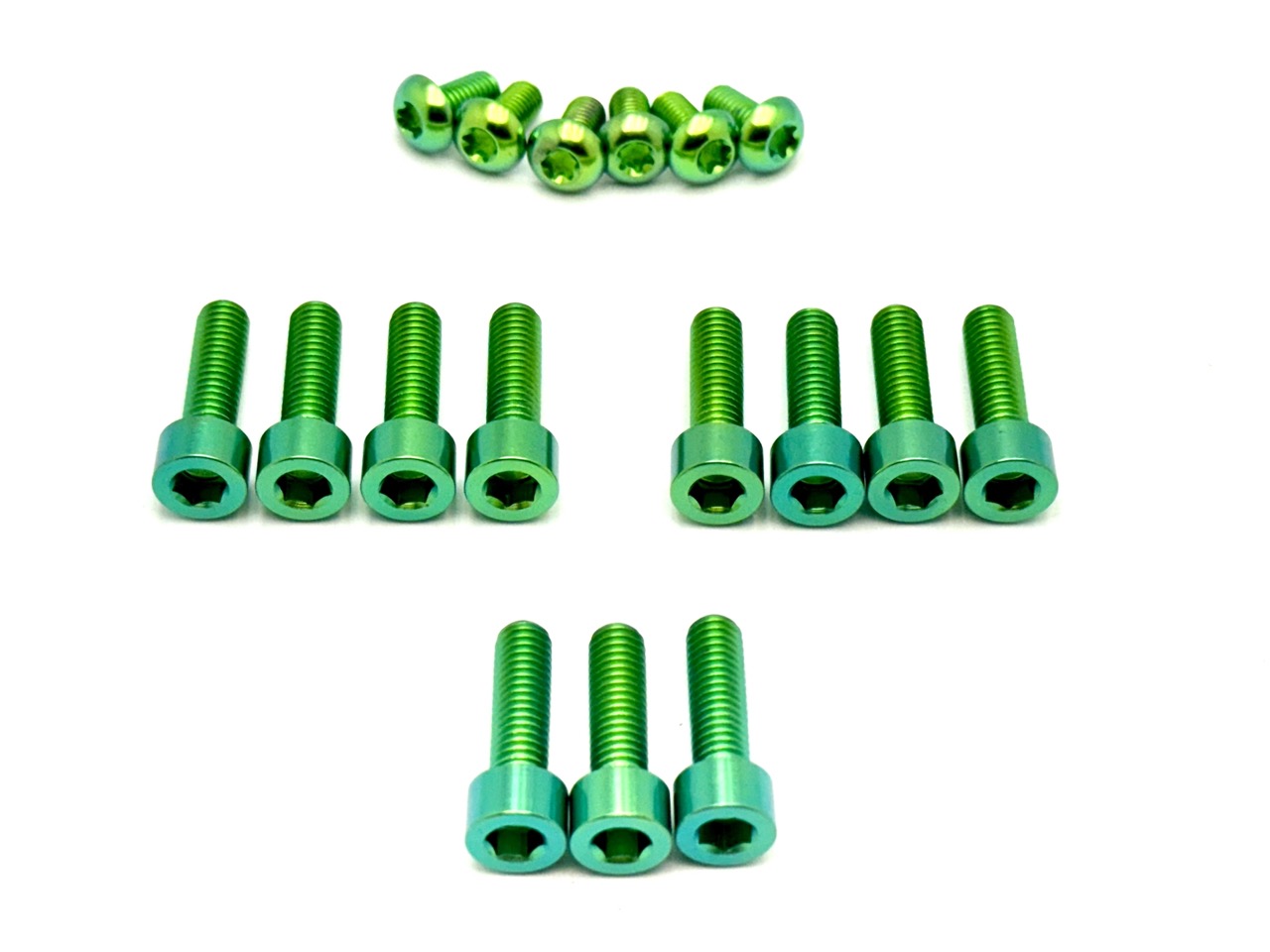 Titanium EXT Ferro Fork 11/17 Piece Bolt Kits - Howling Moto