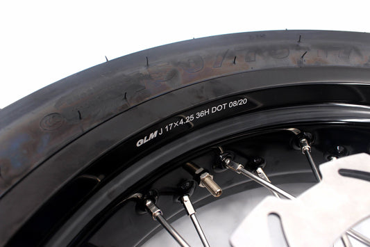KKE Racing 17" Supermoto Wheel Set – Yamaha WR250F 2020-2026 / WR450F 2019-2026 with CST Tires