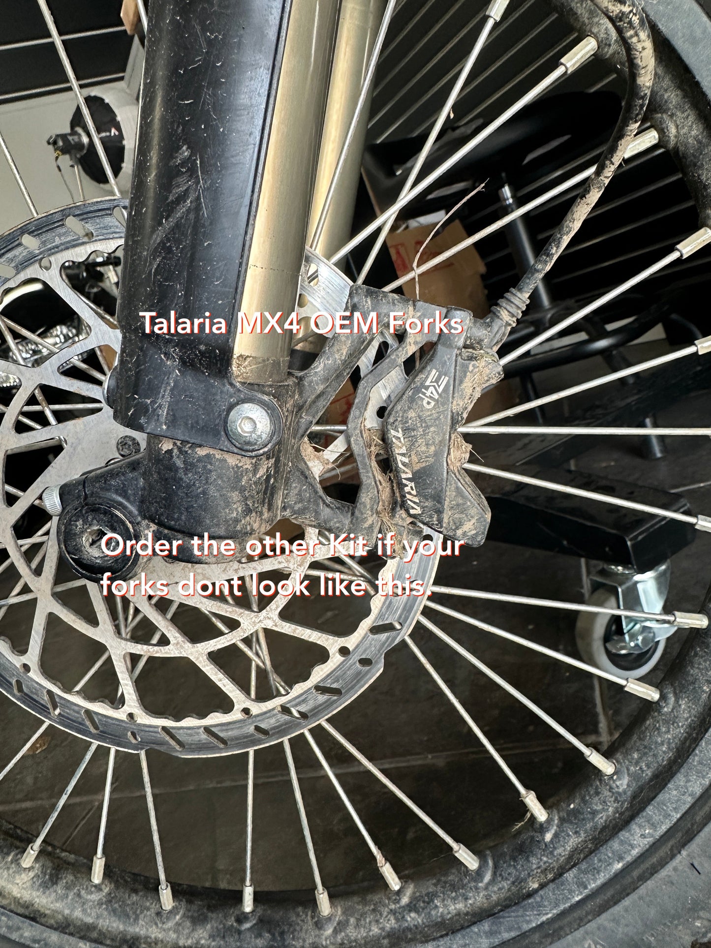 EBMX 250mm Front and Rear Brake Rotors w/ Brackets - Howling Moto