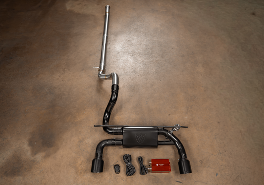 Jeep JLU/JL Wrangler Blackbearβ’ Valved Exhaust System