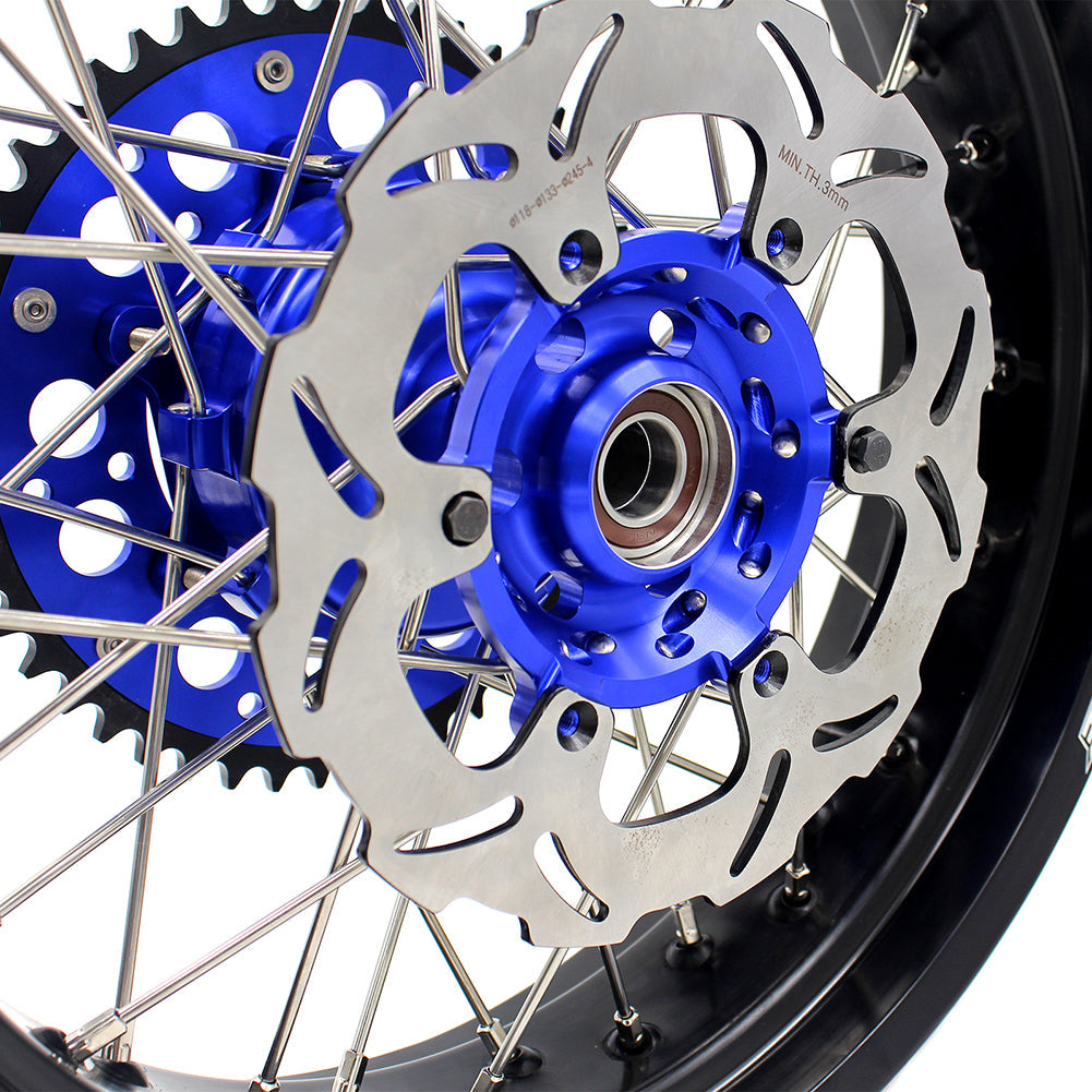 KKE 17 Inch CUSH Drive on Road Supermoto Wheels Rims For SUZUKI DRZ400SM 2005-2024 - Howling Moto