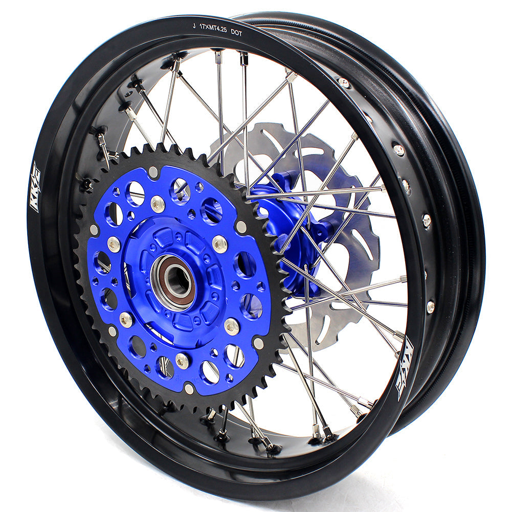 KKE 17 Inch CUSH Drive on Road Supermoto Wheels Rims For SUZUKI DRZ400SM 2005-2024 - Howling Moto