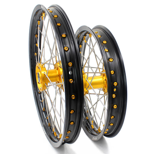 KKE 19 & 16 RM80 RM85 1993-2026 Kids Wheels for Suzuki Gold Nipple