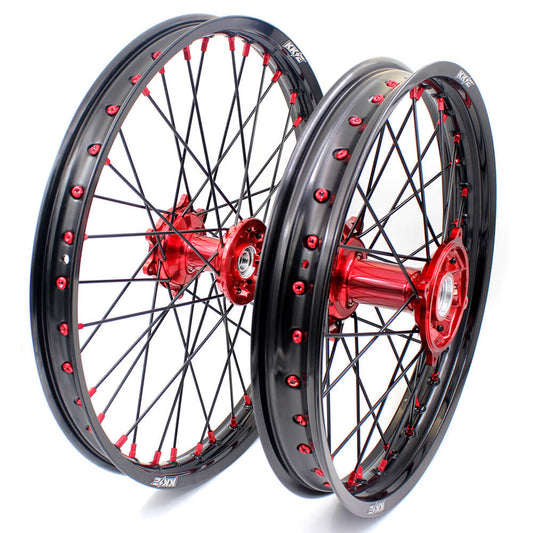 KKE 21 & 19 Casting Wheels for Honda CRF250R 2004-2013 CRF450R 2002-2012 Disc - Howling Moto