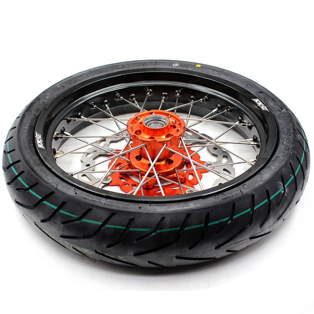 KKE 3.5/4.25*17Inch Supermoto Tires Wheels Fit KTM SX SX-F XC XC-F EXC EXC-W EXC-F 125-530CC 2003-2025