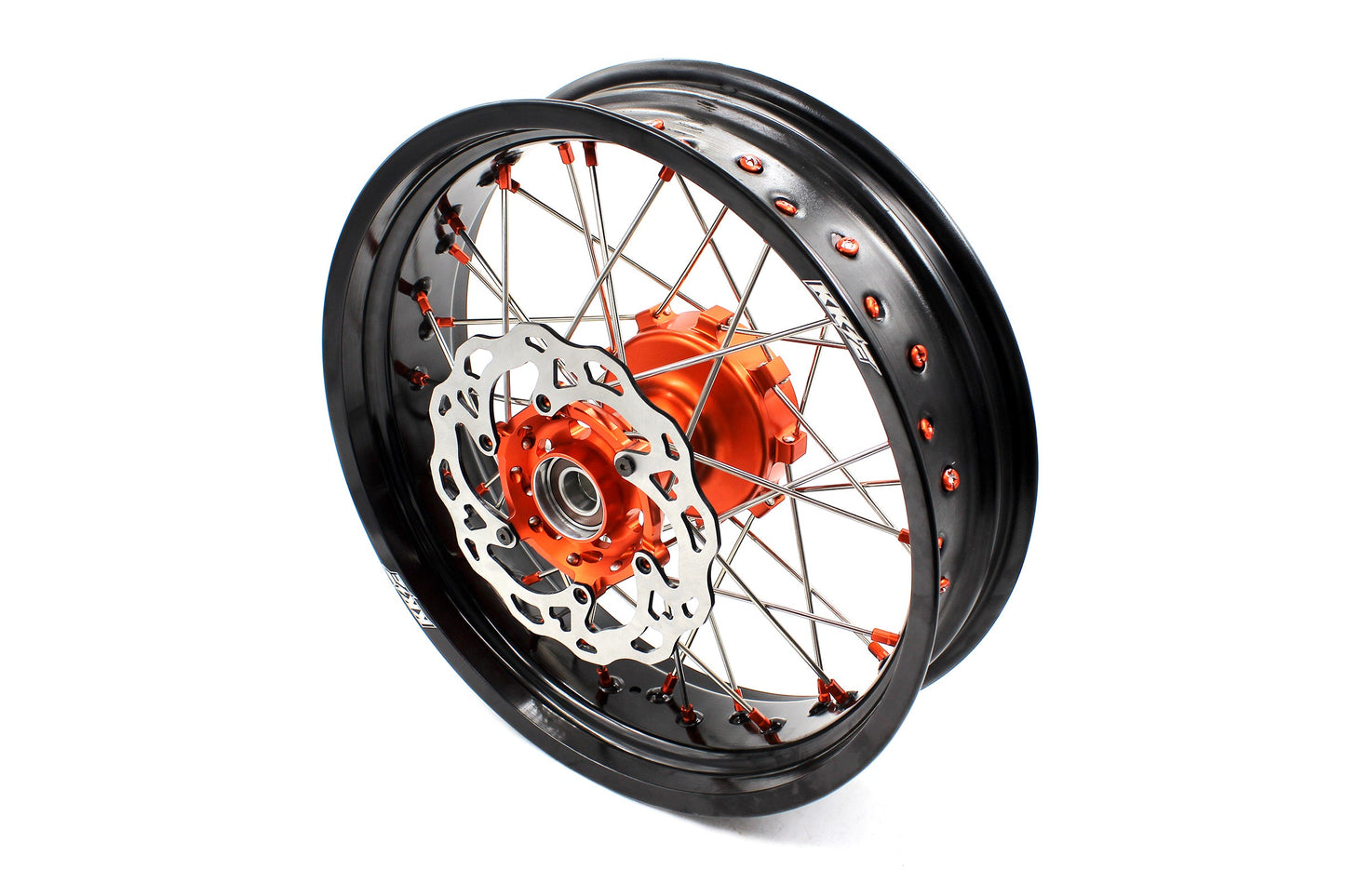 KKE 17Inch CUSH Drive Supermoto Wheels Rims For KTM690 SMC 2007-2011 320MM Disc - Howling Moto
