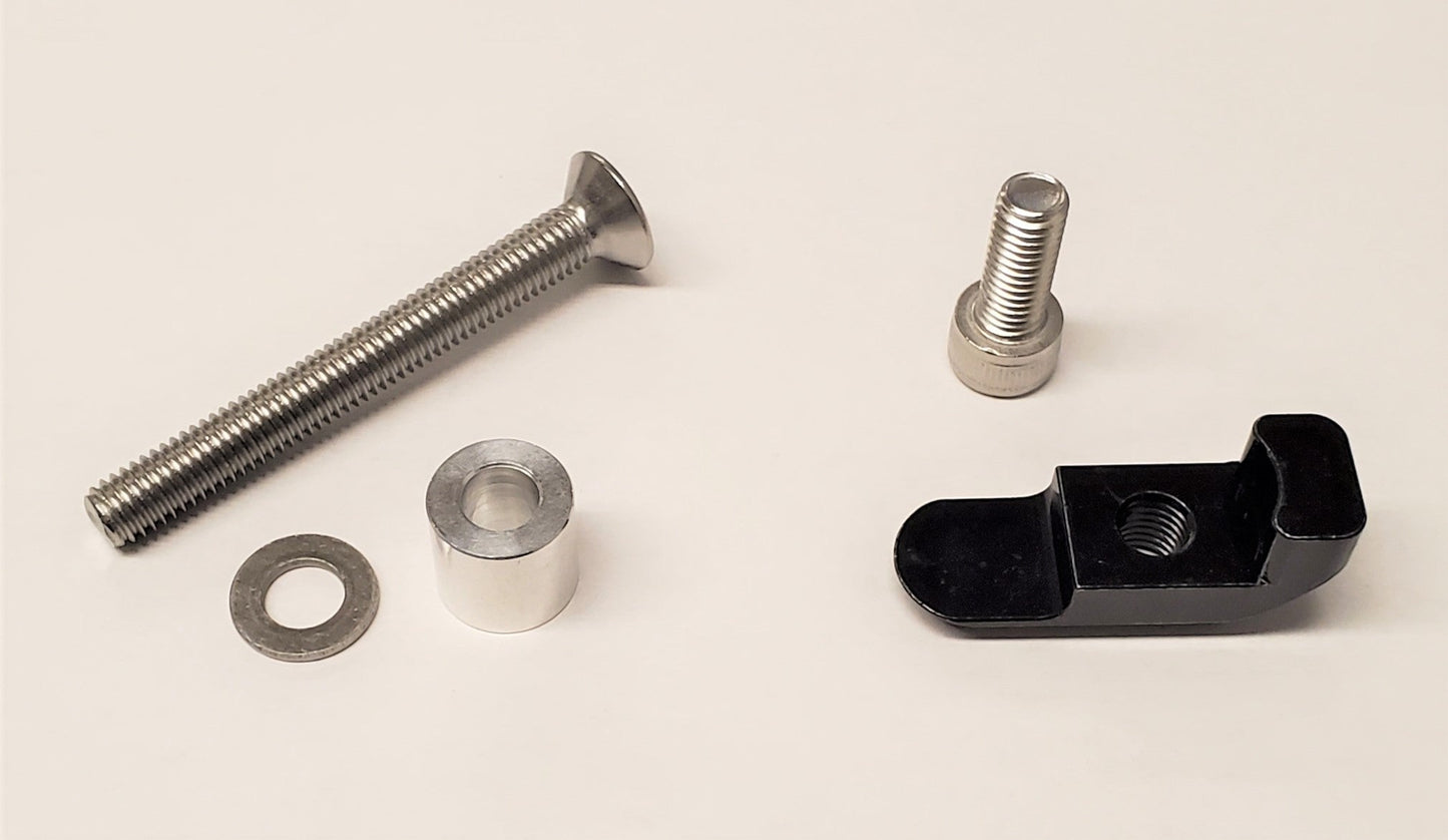 Warp9Racing KTM add-on upper parts kit kickstand bolt for KTM motorcycles, designed for enhanced stability and durability.
