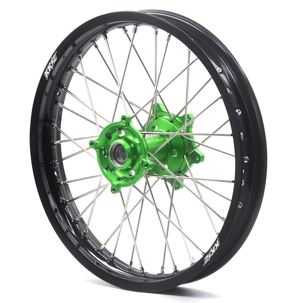 KKE 21" 19" Motorcycle Spoke Wheels Rims For KAWASAKI KX250F KX450F 2006-2014