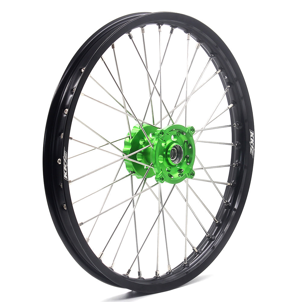 KKE 21" 19" Motorcycle Spoke Wheels Rims For KAWASAKI KX250F KX450F 2006-2014