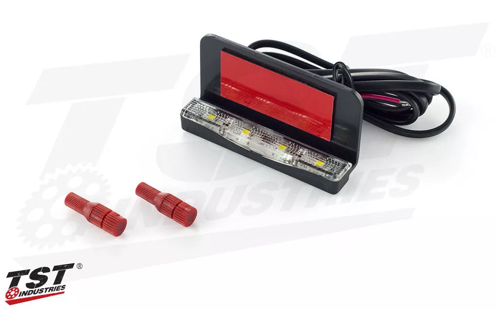 TST Industries LED Low-Profile Universal License Plate Light - Howling Moto