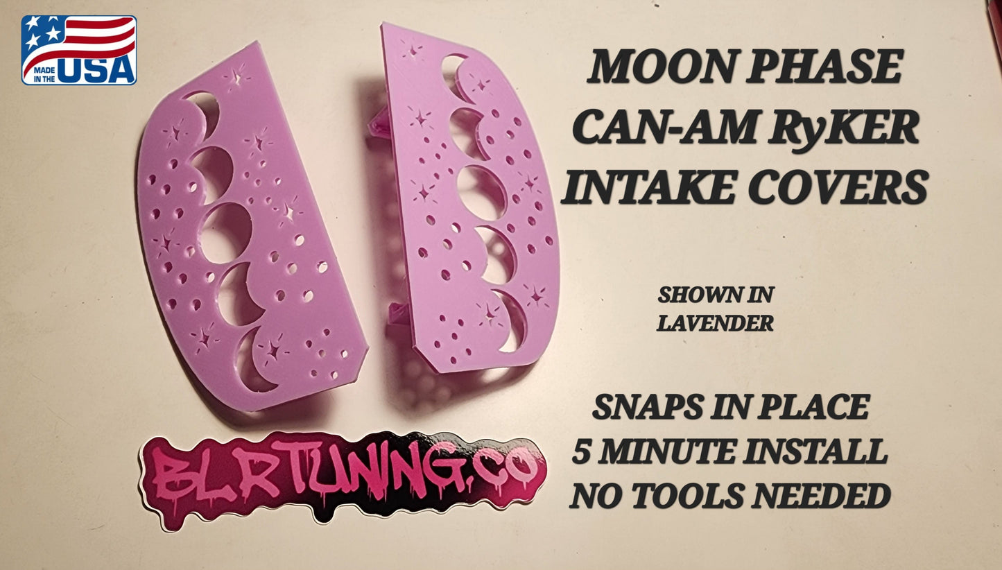 MOON PHASE CAN-AM RYKER INTAKE COVERS