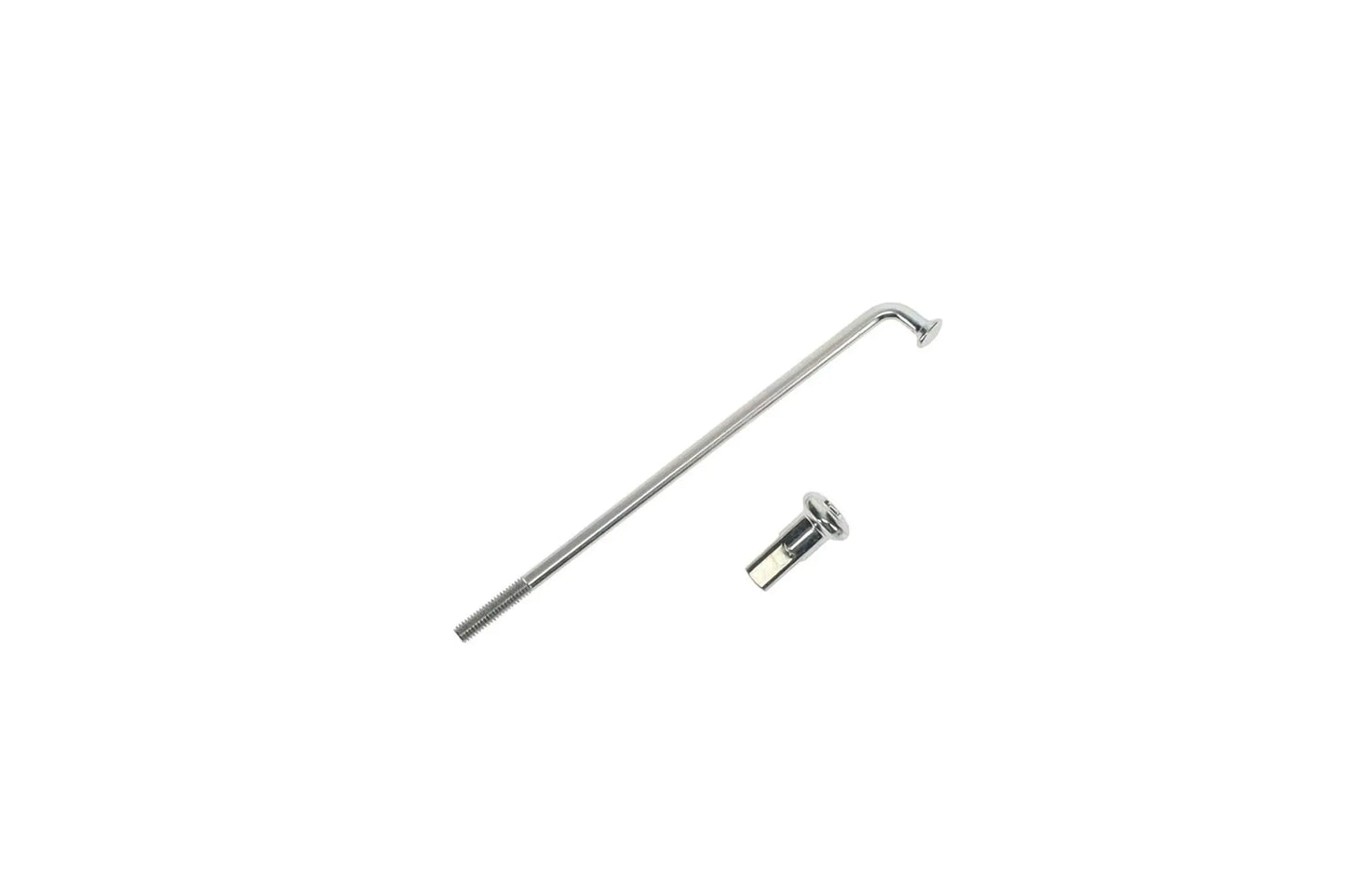 Honda XR50 CRF50 inside wheel spoke, OEM part 06420-GEL-700, showing close-up of metal spoke component for motorcycle wheel repair.